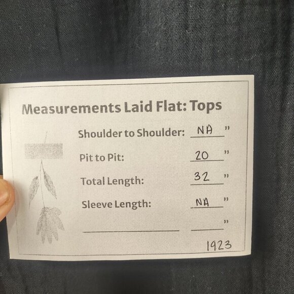 Gap Women's Black Cotton Ruffle Tunic Dress Size Medium - Picture 7 of 7